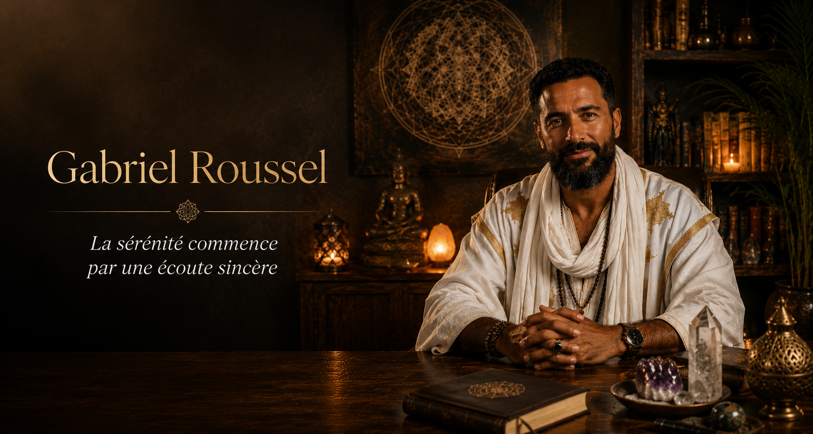Gabriel Roussel, guide spirituel et voyant en Suisse romande — La sérénité commence par une écoute sincère